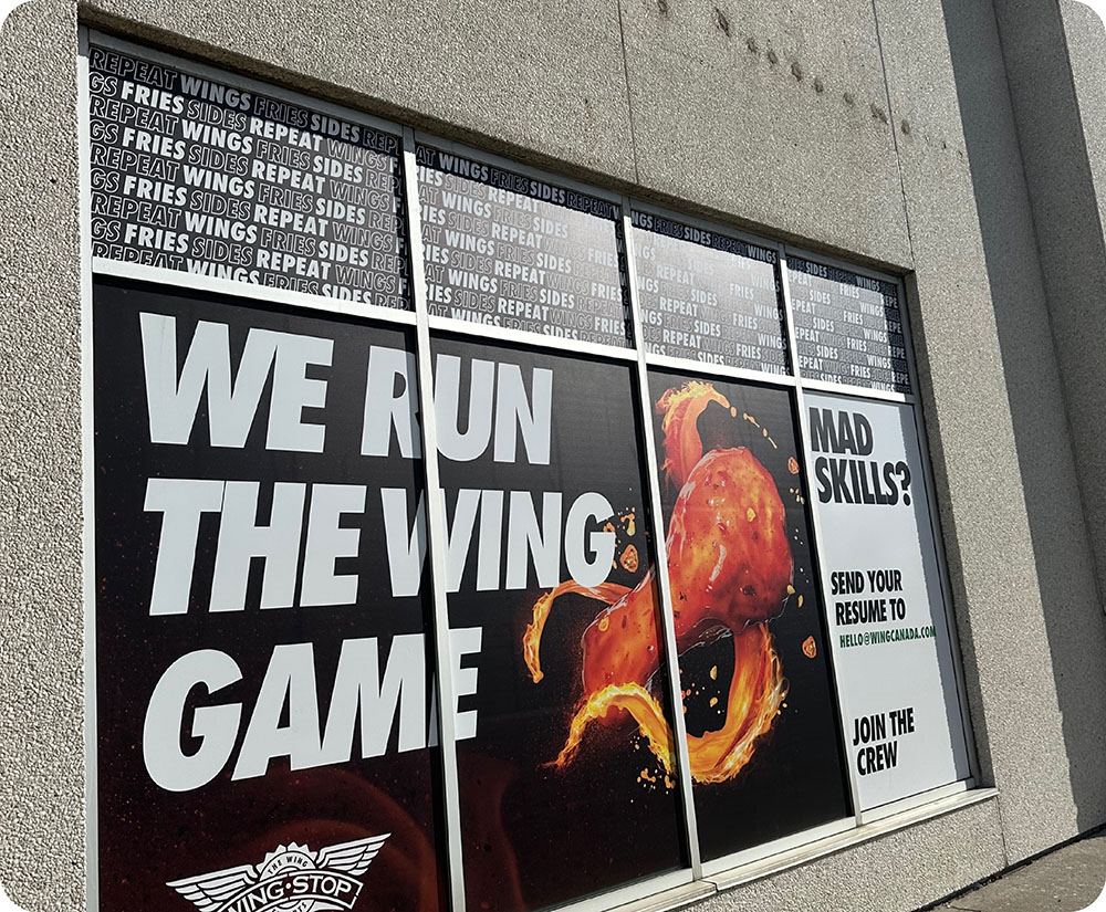 a sign on a building