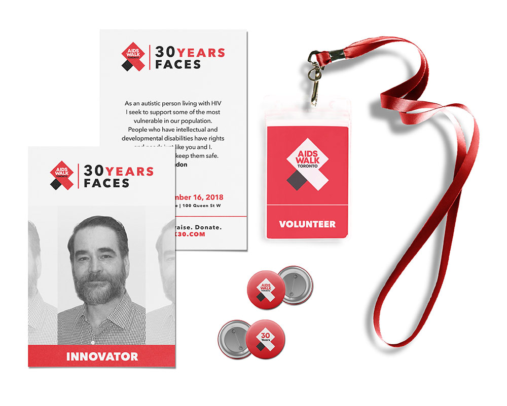 a red badge and buttons