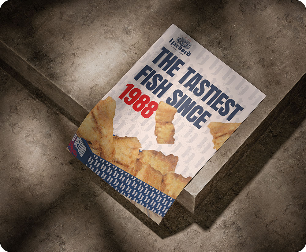 a magazine on a stone