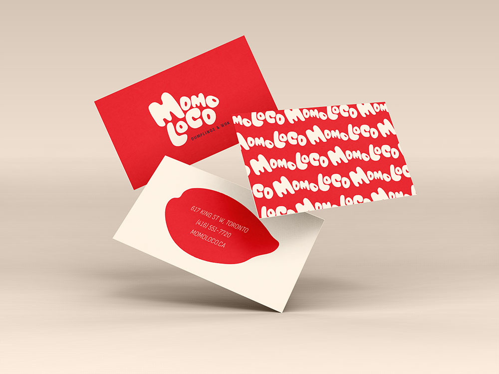 a group of business cards