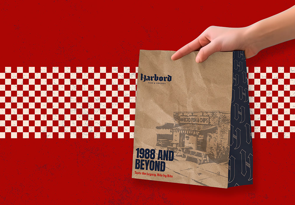 a hand holding a paper bag